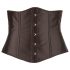 Cottelli Grande Taille - corset satin (noir) - 2XL